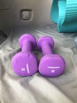 Pair of 2 lb dumbbells