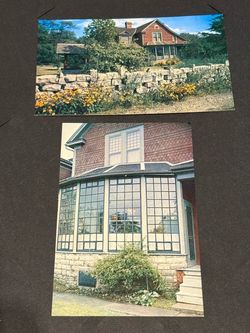 2 Vintage Limberlost Postcards Geneva Indiana Gene Stratton-Porter