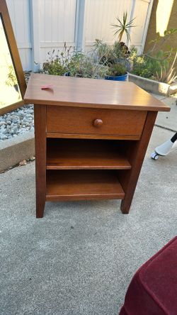 Cherry Wood Night Stand