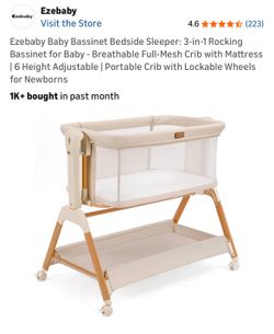 Ezebaby bedside bassinet