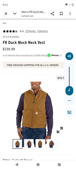 Carhartt vest brand new