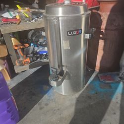 Commercial stainless steel coffee warmer Beverage Container. 