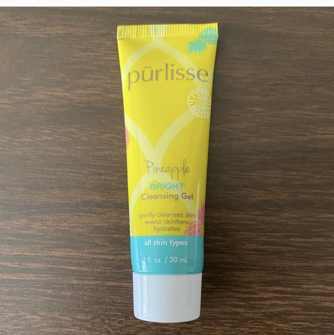 Purlisse Pineapple Bright Cleanser Gel 1oz/30ml New