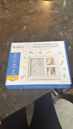 Hand Clay Handprint And Foot Print