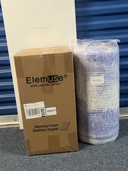 Elemuse Mattress toppers Full 2 Inch