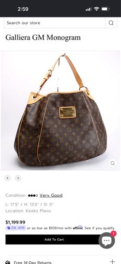 Authentic Louis Vuitton Galliera GM Monogram (large)