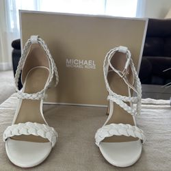 Michael Kors 5.5 White Heels