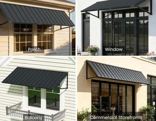 (R-0-54)Metal Window Awnings (80x36)