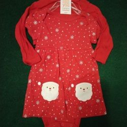 Baby Girl Santa Claus Outfit 