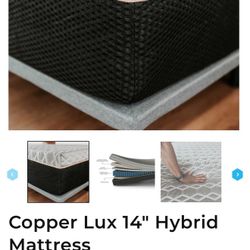 Bed Tech Full  size Mattress With Bed Frame And Box Spring