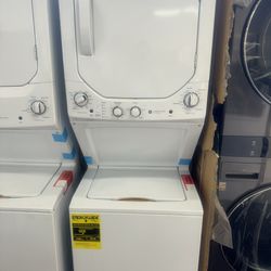 BRAND NEW GE ELECTRIC STACK LAUNDRY  24”
