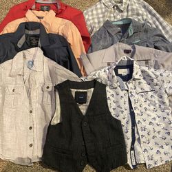 Boys button up dressy shirts (4T)