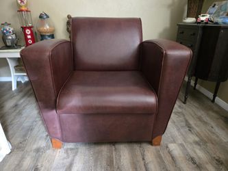 Armchair- Leather Look Home Theater Style