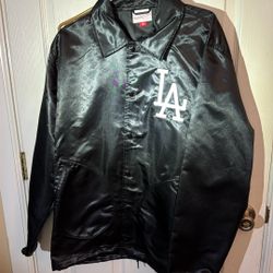Los Angeles Dodgers, Black Coach Jacket $55 Size L