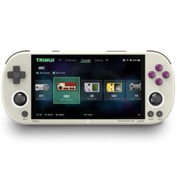 Trimui Smart Pro 4.96 Inch IPS Screen Handheld Game Console Open Source Linux System 64G(Grey)