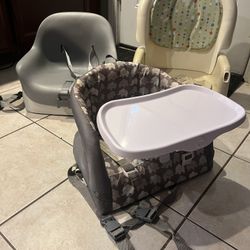 3 Toddler/baby Booster Feeding Chairs