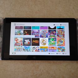 NINTENDO SWITCH V2 MOD with 125 SWITCH GAMES and 7500 CLASSIC GAMES