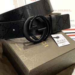 NWT Black Shiny Gucci Belt