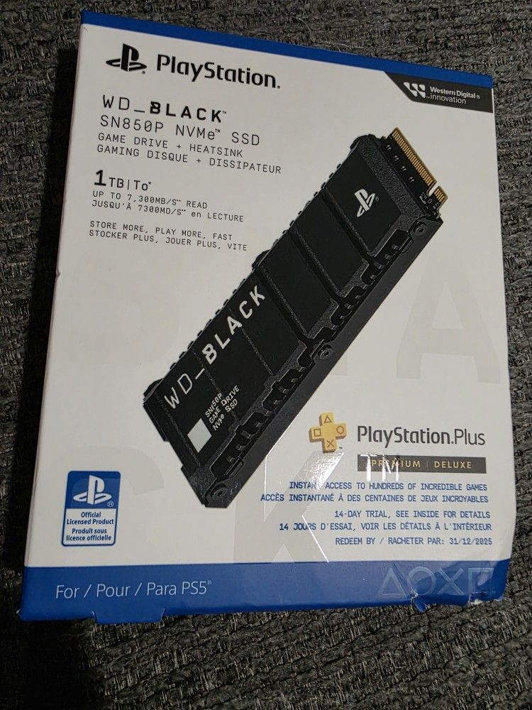 WD-BLACK SSD FOR PS5 1 TB