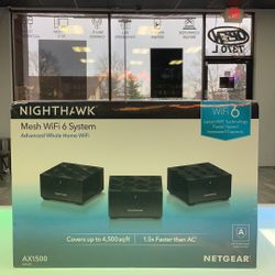 NetGear NightHawk AX1500 Mesh WiFi 6 System - Brand New 