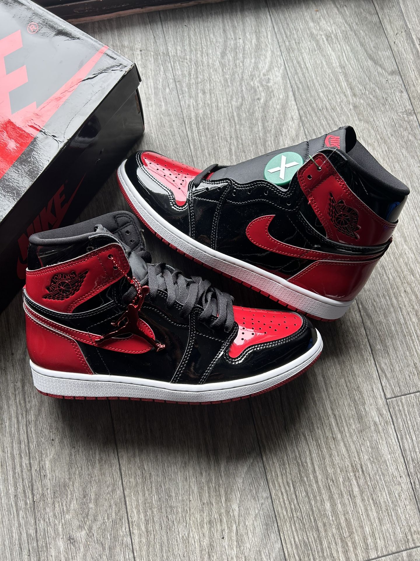 Jordan 1 High Patent Bred 