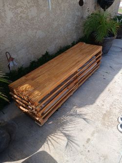 Wooden bench