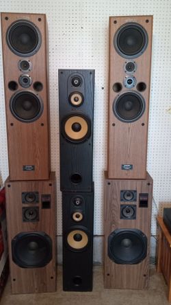 Three sets of speakers for sale