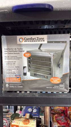 Comfort Zone Industrial Heater With Remote