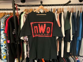 Vintage WCW nWo New World Order Wrestling T-Shirt Size Medium