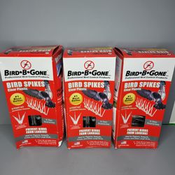 New Lot of 3 Bird B Gone Bird Spikes