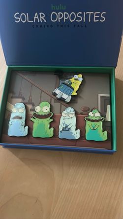 Hulu Solar Opposites Enamel Pin Set