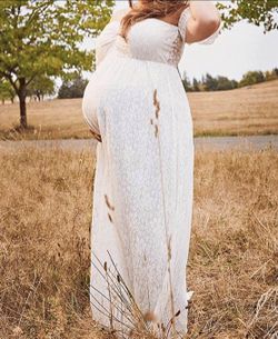 Maternity Dress Size Medium-large Stretchy !