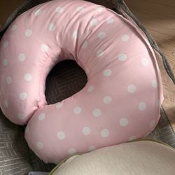Boppy Nursing Pillow — great for a newborn 💙🩷