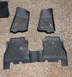 Car mat 6 sets, $25- each set.