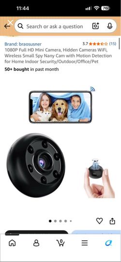 1080P Mini WiFi Hidden Spy Camera
