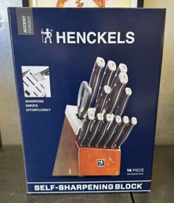 Henckels 14pc Self-Sharpening Knife:High Carbon Stainless Steel Knife Set