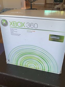 XBOX 360 Plus Harddrive With Original Box And Case Candy (stickers, Cards Etc)