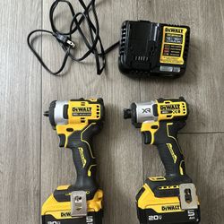 Dewalt 3/8th In Impact Wrench And 1/4th In Impact Driver 