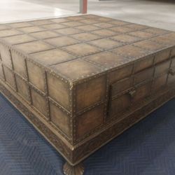 Old World Map Coffee Table