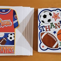 NEW Sports Thank You Cards (Qty. 23)