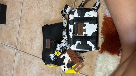 Cow print bundle Wrangler bags