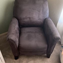 Microfiber recliner chair