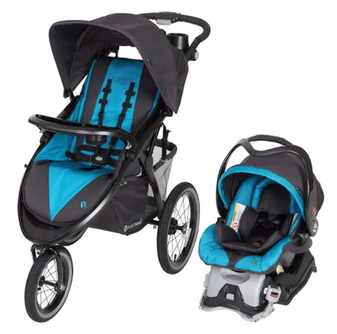 Baby Trend Stroller with Car Seat and Base