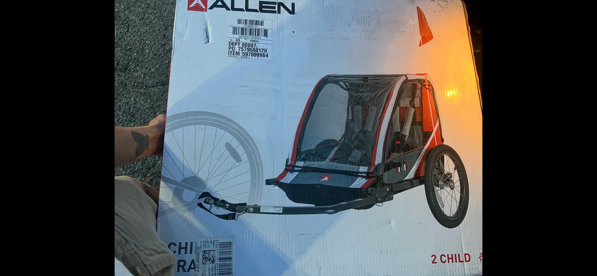 Allen Sports 2-Child Bike Trailer – Brand New in Box