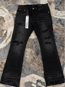 Purple jeans