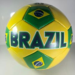Sport Design Brazil Stitched Soccer Ball Yellow/Green Size 5 SB-50BRZ