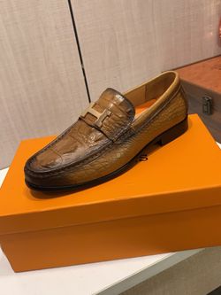 Hermes Men’s Leather Shoes With Box 2026 New