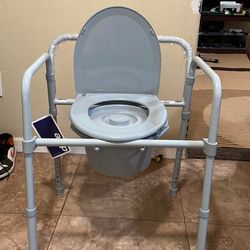 Toilet seat for disabled person