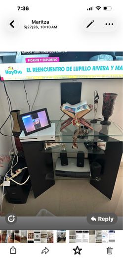 Gaming table TV