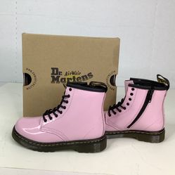 Dr. Martens / Doc Martens Pale Pink Kids Boots Size 10 